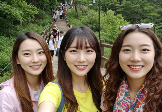 친구끼리 산책! 즐거워요!